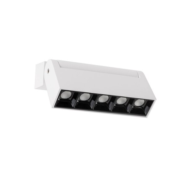 LED Wandspot Weiß Aluminium 3000 K B:13 cm schwenkbar