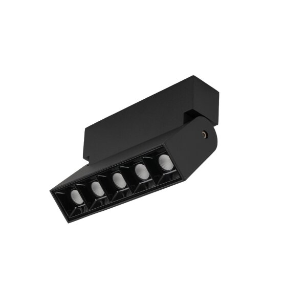 LED Wandstrahler Alu Schwarz 4000 K B:13 cm flexibel