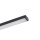 LED Deckenleuchte Aluminium Schwarz 3000 K 150 cm rund