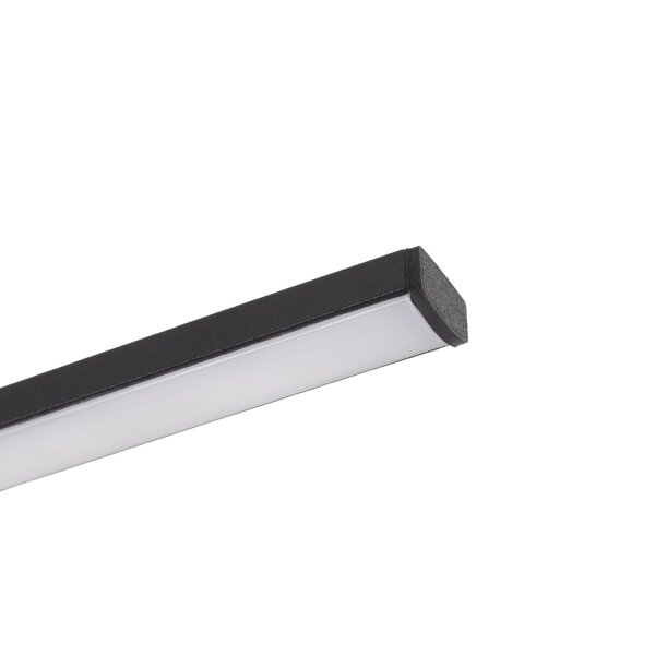 LED Deckenlampe Schwarz Alu 3000 K L:75 cm lang Modern