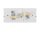 Wandleuchte Graphit Stahl G9 B:25 cm Up Down blendarm