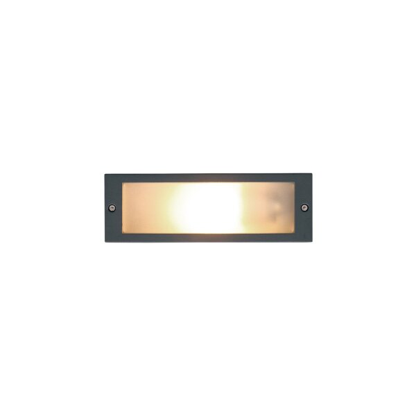 Einbaustrahler Außen Aluminium Glas IP65 B:23 cm rund