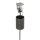 Hängelampe Stoff Umbra Grau E27 L:65 cm rund Modern