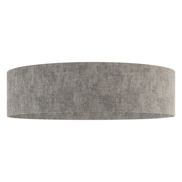 Deckenleuchte Stoff Grau E27 rund B:75 cm blendarm