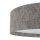 Deckenleuchte Stoff Grau E27 rund B:75 cm blendarm