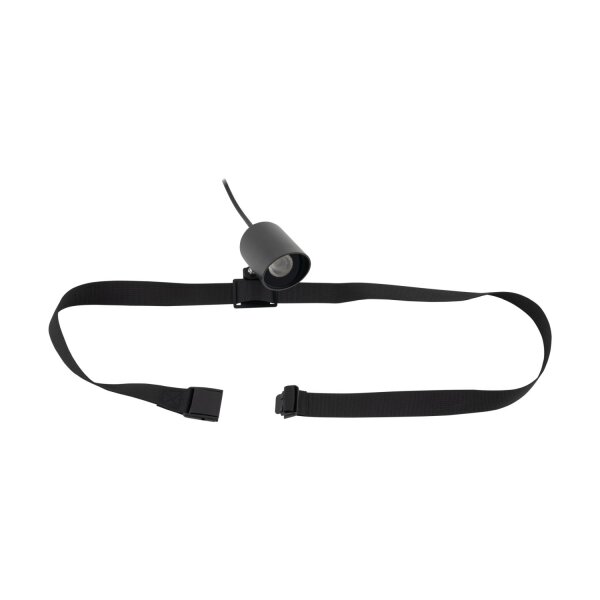 LED Wandstrahler Aluminium Schwarz IP54 3000 K flexibel
