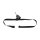 LED Wandstrahler Aluminium Schwarz IP54 3000 K flexibel