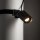 LED Wandstrahler Aluminium Schwarz IP54 3000 K flexibel