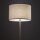 Stehleuchte Stahl Stoff Gold Creme E27 H:163 cm Modern