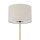 Stehleuchte Stahl Stoff Gold Creme E27 H:163 cm Modern