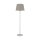 Stehlampe Stahl Seidengrau E27 H:163 cm Modern Stoff