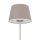 Stehlampe Stahl Seidengrau E27 H:163 cm Modern Stoff