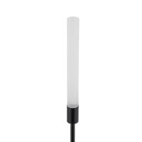 LED Pollerleuchte Schwarz Erdspieß IP54 3000 K 120 cm