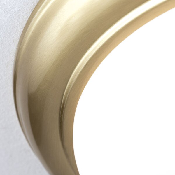 Deckenlampe Metall Glas rund Ø 35,5 cm E27 2-flammig