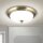 Deckenlampe Metall Glas rund Ø 35,5 cm E27 2-flammig