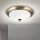 Deckenlampe Metall Glas E27 rund D: 35,5 cm 2-flammig