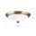 Deckenlampe Metall Glas E27 rund D: 35,5 cm 2-flammig