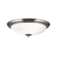 Deckenlampe Metall Glas E27 &Oslash; 48 cm rund 3-flammig