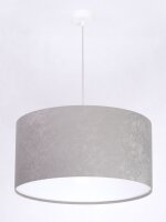 Pendelleuchte Esstisch Grau Wei&szlig; Retro Wohnzimmer