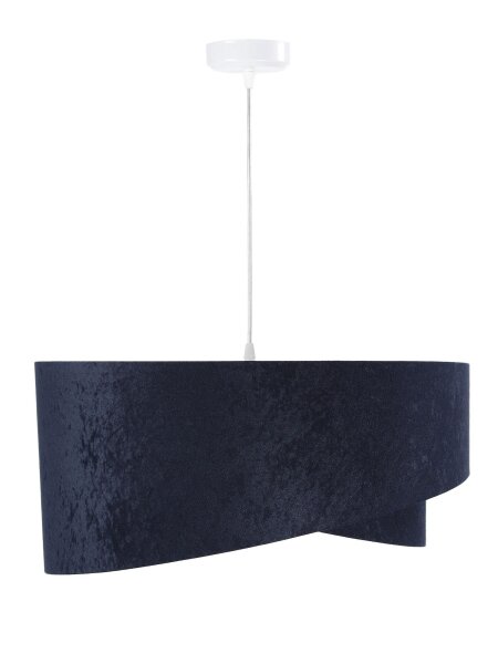Bunte Pendelleuchte Stoff rund Ø50cm Esstisch