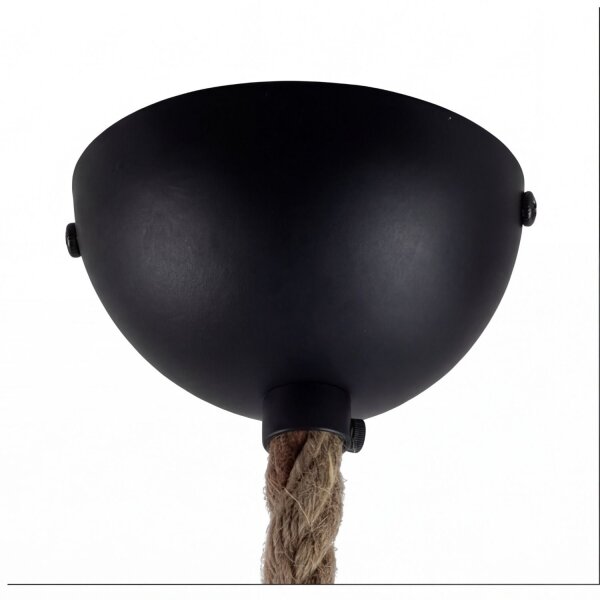 Hängelampe Metall E27 Ø 20 cm H: max. 100 cm rund JORIK