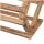 Hängelampe Metall Holz H: max. 115 cm E27 2-flammig