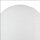 Wandlampe Metall Glas E27 24 cm hoch in Silber Weiß