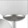 Wandlampe Metall Glas E27 24 cm hoch in Silber Weiß