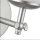 Wandlampe Metall Glas E27 24 cm hoch in Silber Weiß