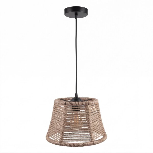 Hängelampe Metall Stoff B: 30 cm H: max. 130 cm E27