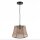 Hängelampe Metall Stoff B: 30 cm H: max. 130 cm E27