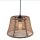 Hängelampe Metall Stoff B: 30 cm H: max. 130 cm E27