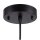 Hängelampe Metall Stoff B: 30 cm H: max. 130 cm E27