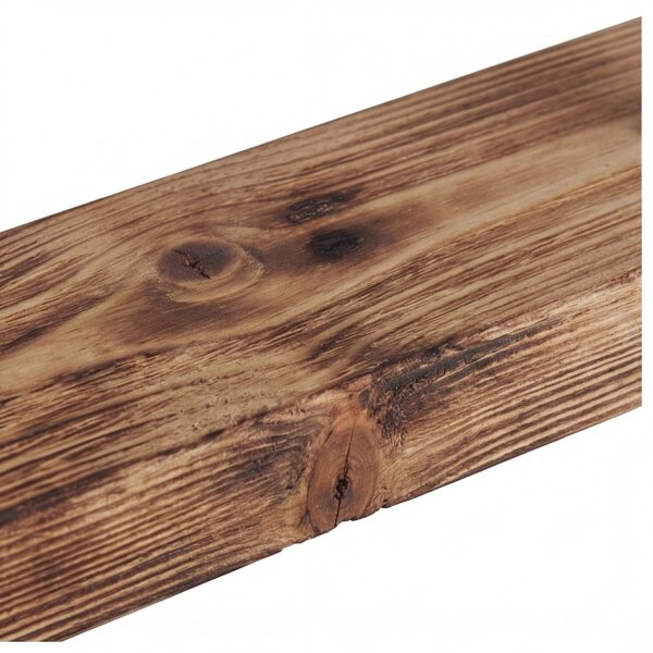 Spot Metall Stoff verstellbar geflammtes Holz Natur E27