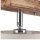 Spot Metall Stoff verstellbar geflammtes Holz Natur E27