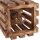 Hängeleuchte Metall Holz H: max. 87 cm E27 3-flammig