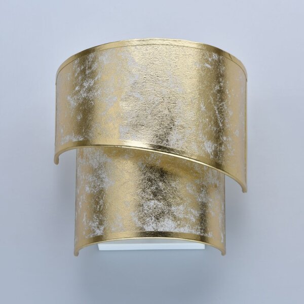 Wandlampe Gold Stoff Modern Flur stylish MAHONIA