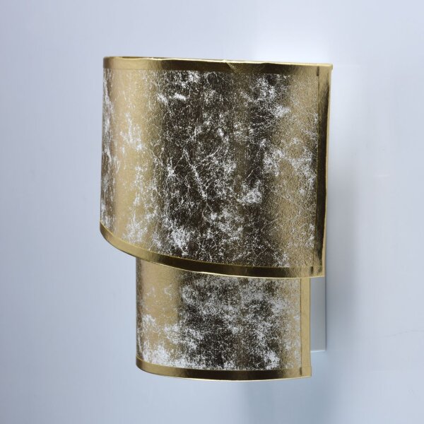 Wandlampe Gold Stoff Modern Flur stylish MAHONIA