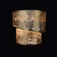 Wandlampe Gold Stoff Modern Flur stylish MAHONIA