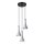 Hängelampe Beton Grau Schwarz E14 B:27 cm 3-flammig