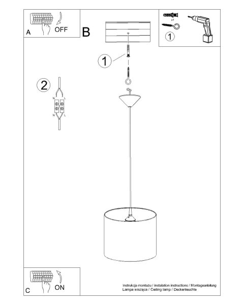 Hängelampe Kinder E27 Katze Kinderzimmer Ø30 cm rund