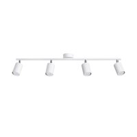 Deckenstrahler Stahl Wei&szlig; GU10 100 cm verstellbar