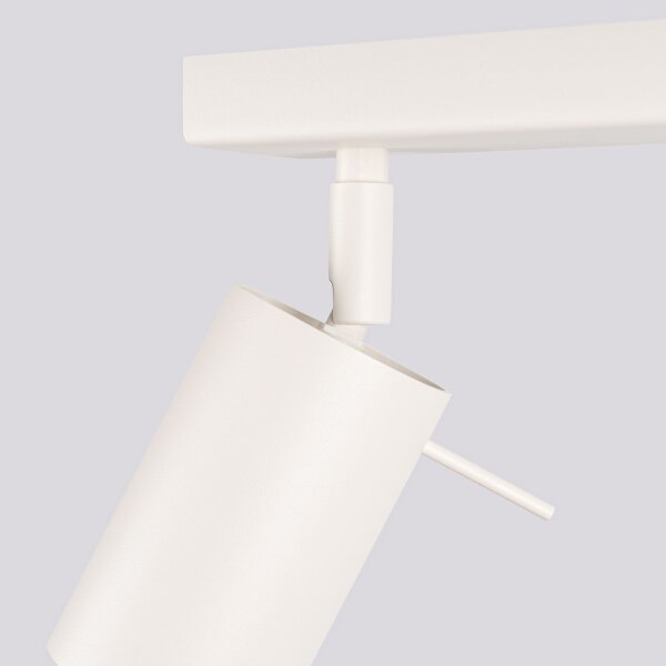 Deckenstrahler Stahl Beige GU10 flexibel L:30 cm 2-flmg