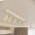 Deckenstrahler Stahl Beige GU10 flexibel L:30 cm 2-flmg