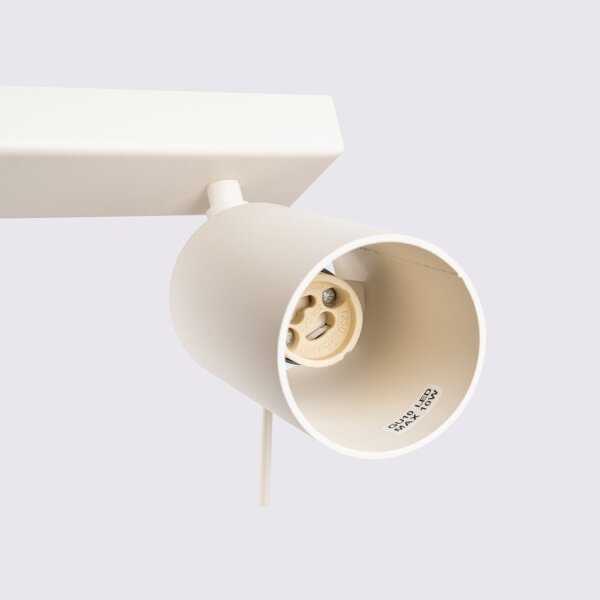 Deckenstrahler Weiß 6-flammig GU10 117 cm flexibel