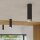 Elegante Deckenlampe Schwarz Chrom GU10 Ø6 cm rund