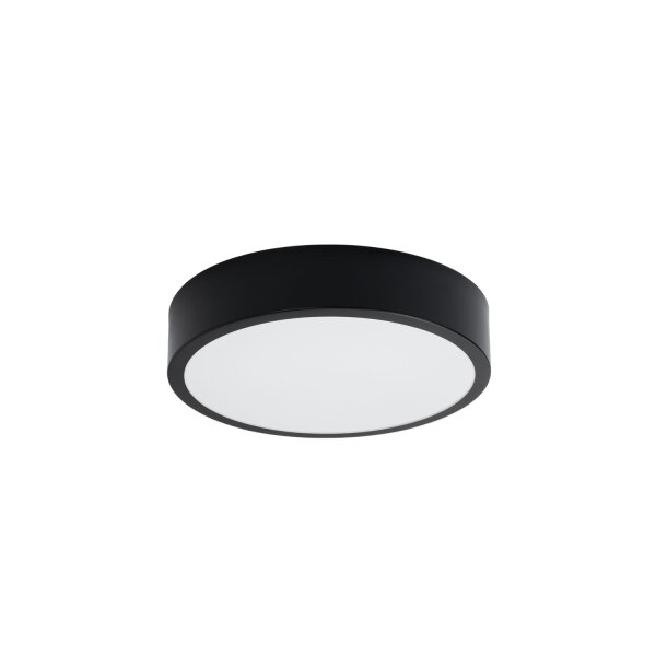 LED Deckenleuchte Aluminium Schwarz 3000 K L:30 cm rund