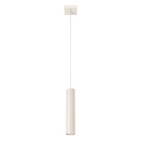 H&auml;ngelampe Stahl Beige GU10 rund &Oslash;8 cm akzentuiert
