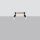 Deckenspot Holz Stahl Schwarz E27 flexibel 38 cm 2-flmg