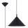 Hängelampe Schwarz Stahl E27 Ø30 cm rund Esstisch